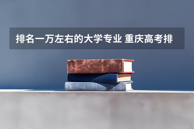 排名一万左右的大学专业 重庆高考排名一万名左右可以考哪些学校啊？