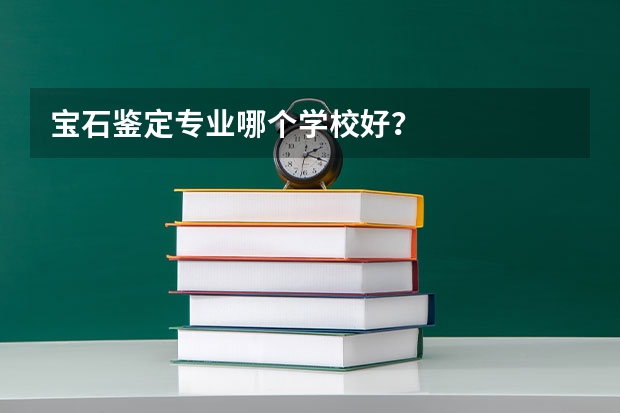 宝石鉴定专业哪个学校好？