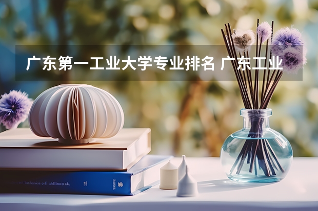 广东第一工业大学专业排名 广东工业大学优势专业排名