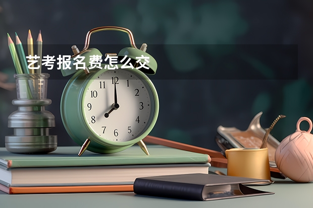 艺考报名费怎么交