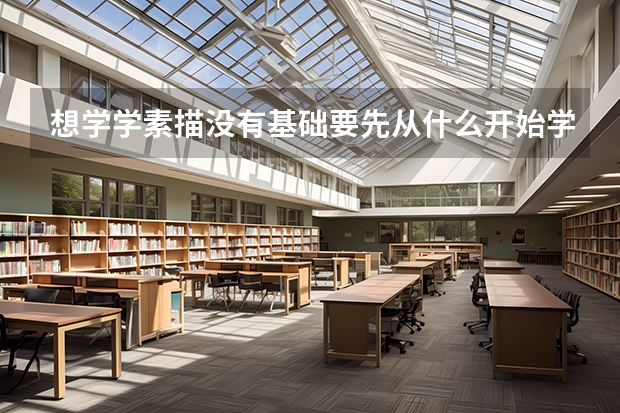 想学学素描没有基础要先从什么开始学