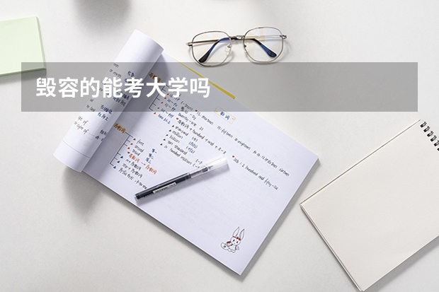 毁容的能考大学吗
