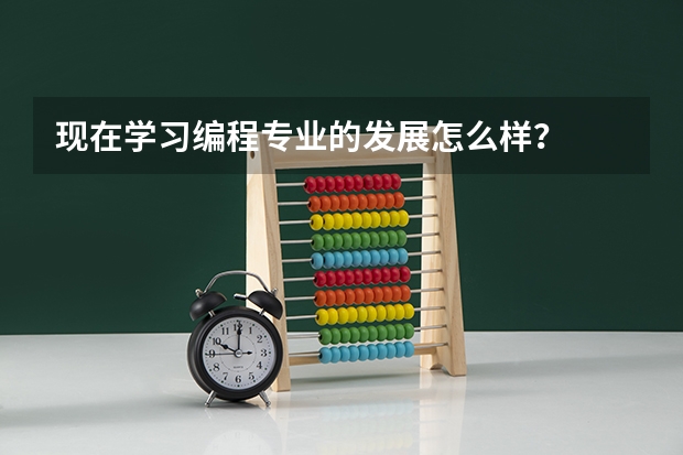 现在学习编程专业的发展怎么样?