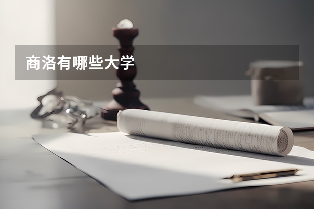 商洛有哪些大学