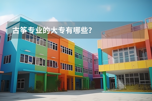 古筝专业的大专有哪些？