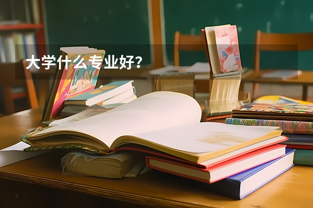 大学什么专业好?