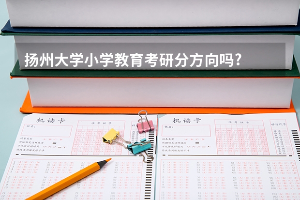 扬州大学小学教育考研分方向吗?
