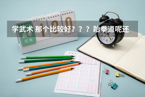 学武术 那个比较好？？？跆拳道呢还是咏春！还是泰拳？还是日本的空手道