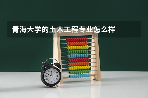 青海大学的土木工程专业怎么样