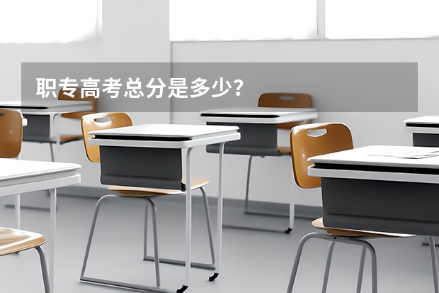 职专高考总分是多少？