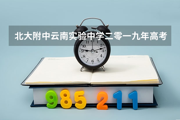 北大附中云南实验中学二零一九年高考成绩如何？