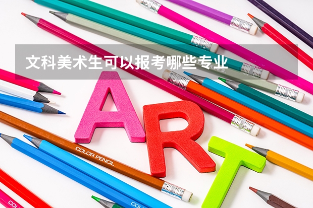 文科美术生可以报考哪些专业