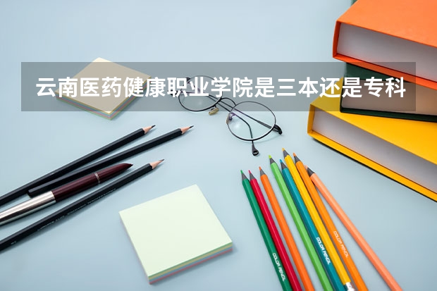 云南医药健康职业学院是三本还是专科? 求全国三本院校分数线