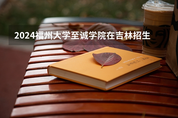 2024福州大学至诚学院在吉林招生计划（招多少人）