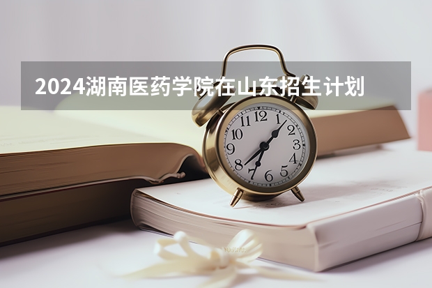 2024湖南医药学院在山东招生计划（招多少人）