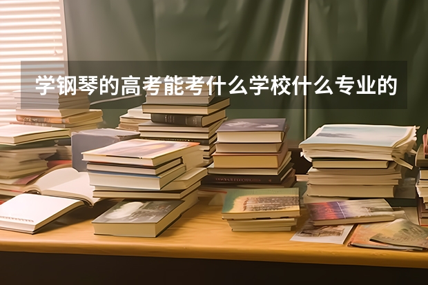 学钢琴的高考能考什么学校什么专业的艺术生