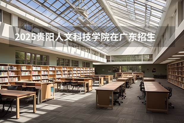 2025贵阳人文科技学院在广东招生计划（招多少人）