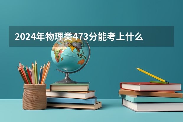 2024年物理类473分能考上什么大学?