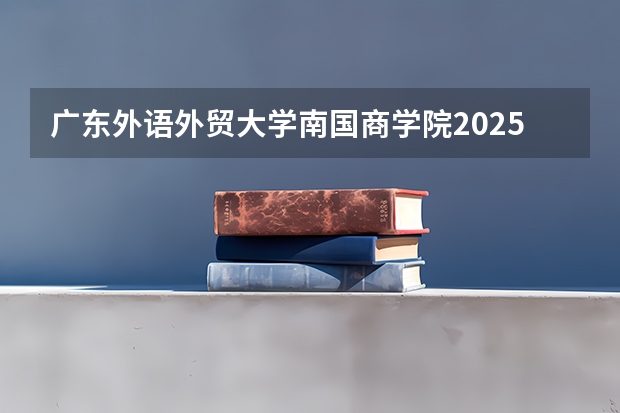 广东外语外贸大学南国商学院2025年高考在海南艺术类投档分数线