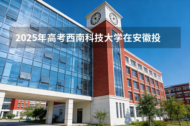 2025年高考西南科技大学在安徽投档分数线