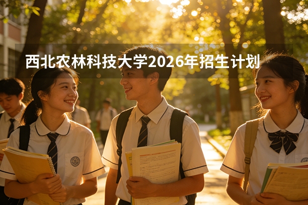 西北农林科技大学2026年招生计划：总计划5492人及强基计划解读