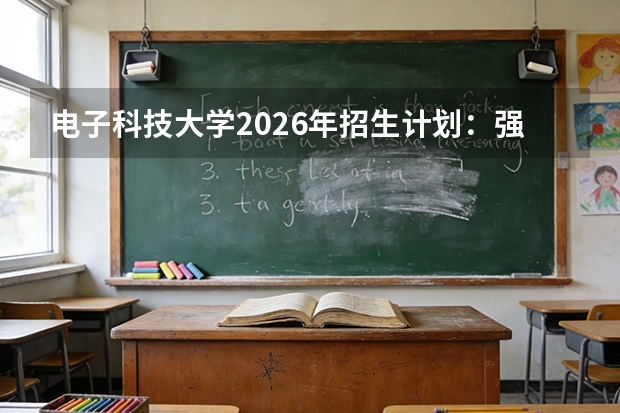 电子科技大学2026年招生计划：强基计划增至100人及珠峰计划实验班
