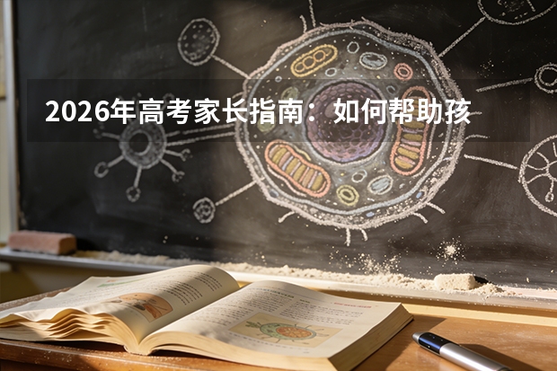 2026年高考家长指南：如何帮助孩子平稳度过高三最后30天