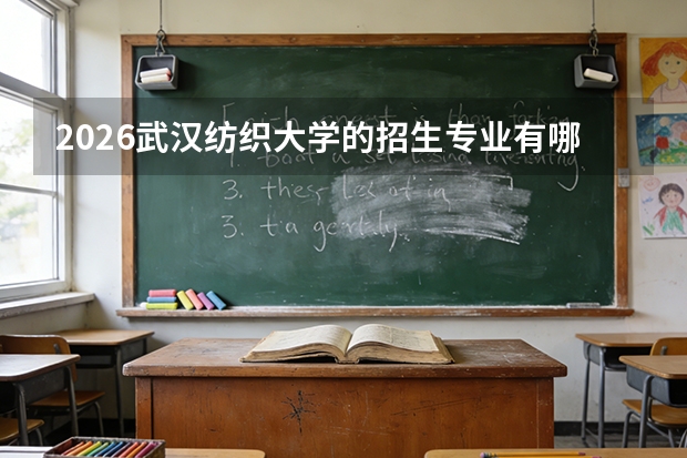 2026武汉纺织大学的招生专业有哪些，优势专业