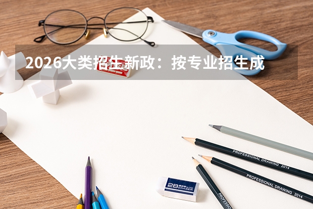2026大类招生新政：按专业招生成主流，减少志愿盲盒风险