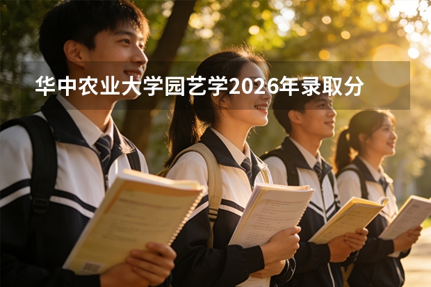 华中农业大学园艺学2026年录取分数与农业科技企业就业